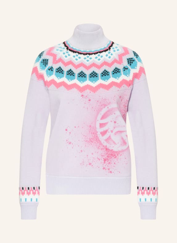 SPORTALM Pullover HELLLILA/ TÜRKIS/ ROSA