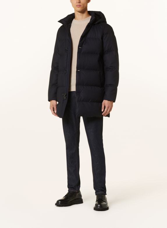 WOOLRICH Down parka with detachable hood