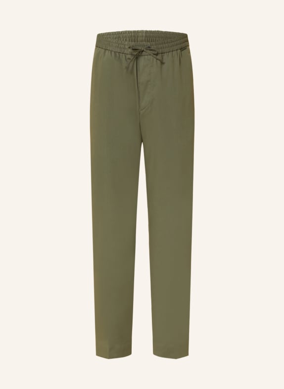 Calvin Klein Spodnie w stylu dresowym CIEMNOZIELONY
