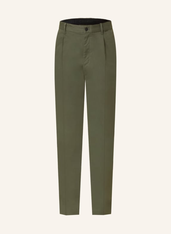 Calvin Klein Trousers tapered fit DARK GREEN