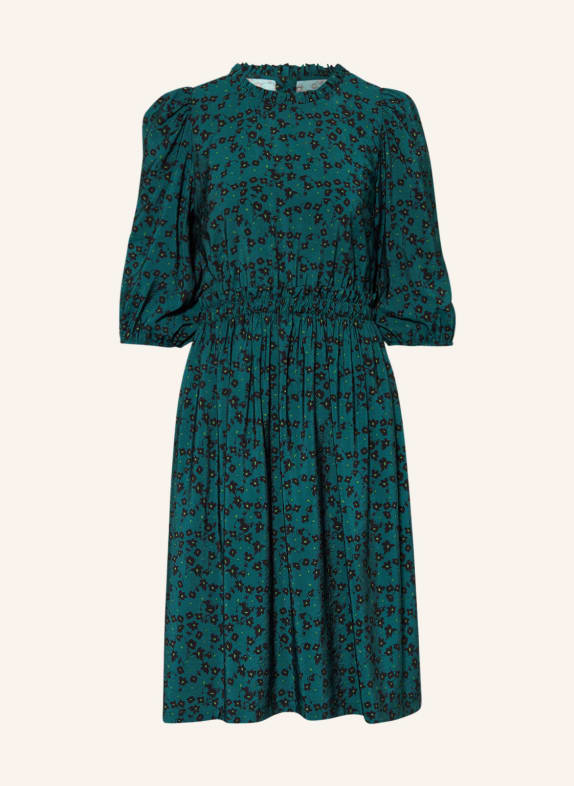 Marc O'Polo DENIM Dress with 3/4 sleeves TEAL/ LIGHT GREEN/ BLACK