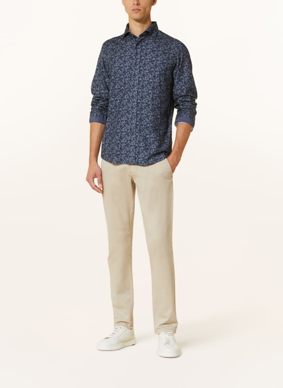 FIL NOIR Flanellhemd GIUSEPPE Shaped Fit