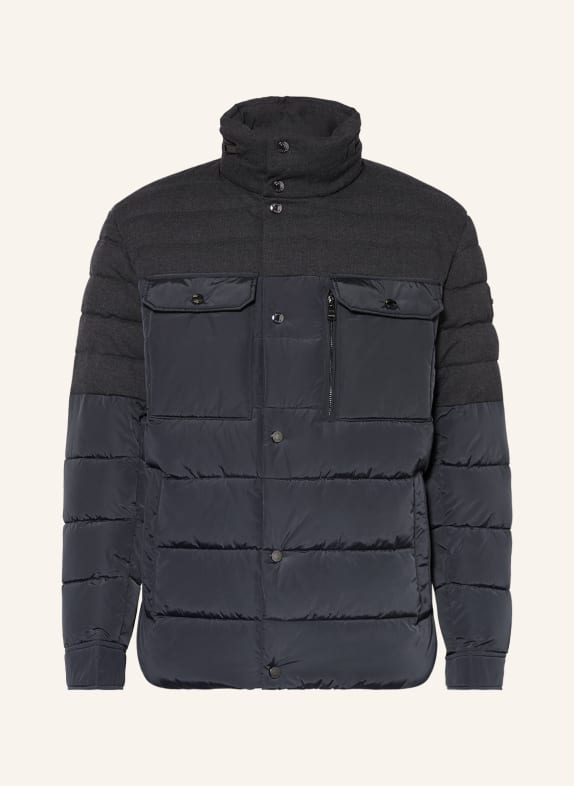 BOSS Quilted jacket CELINTO DARK GRAY