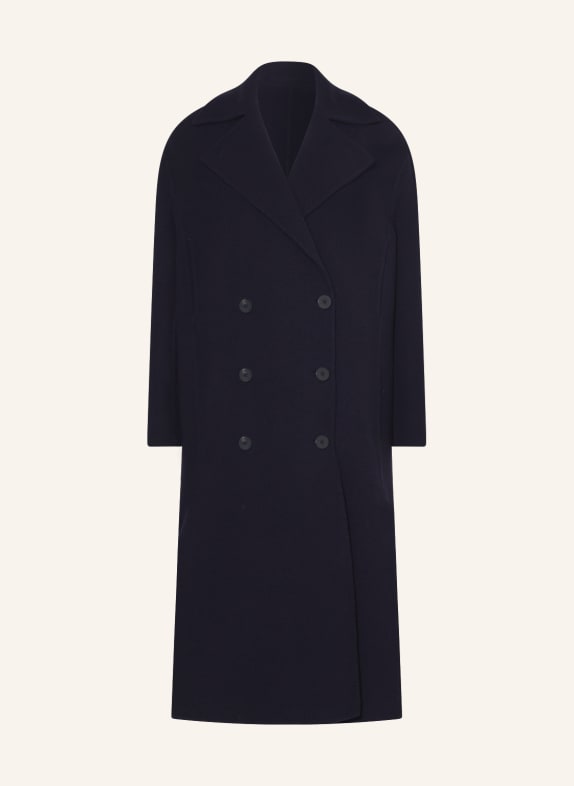 Seafarer Vlněný kabát TMAVĚ MODRÁ