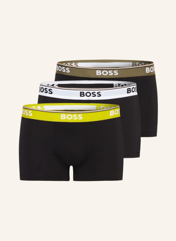 BOSS 3er-Pack Boxershorts POWER SCHWARZ