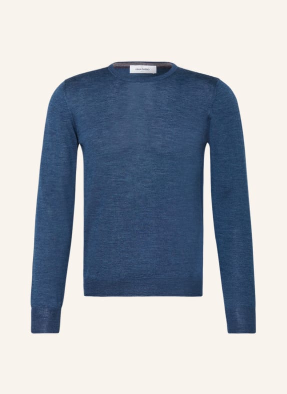 GRAN SASSO Sweater with silk BLUE