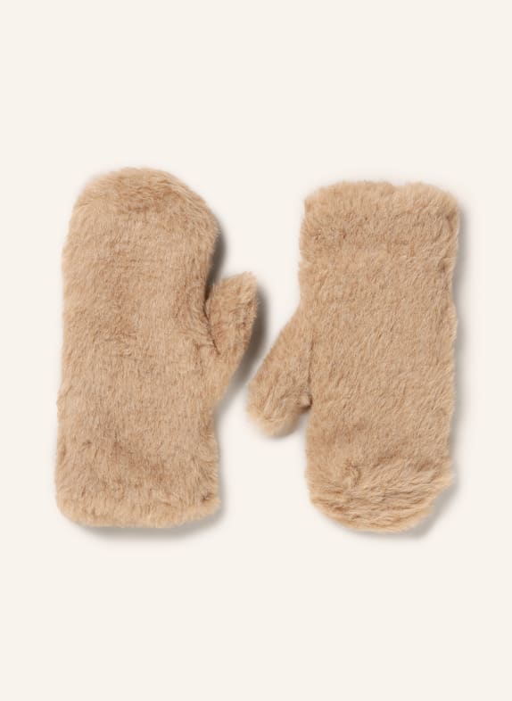 Max Mara Faux fur mittens OMBRA with alpaca
