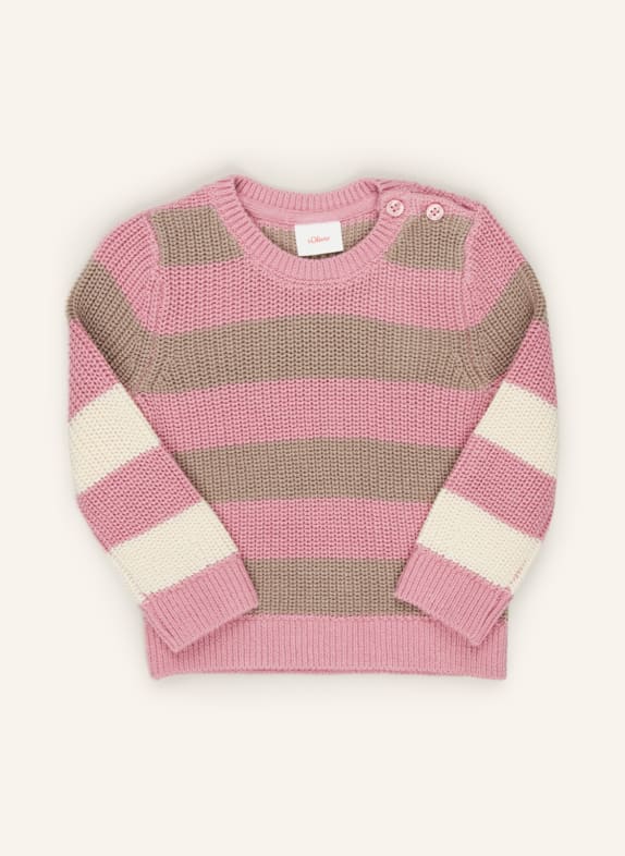 s.Oliver RED Pullover ROSA/ TAUPE