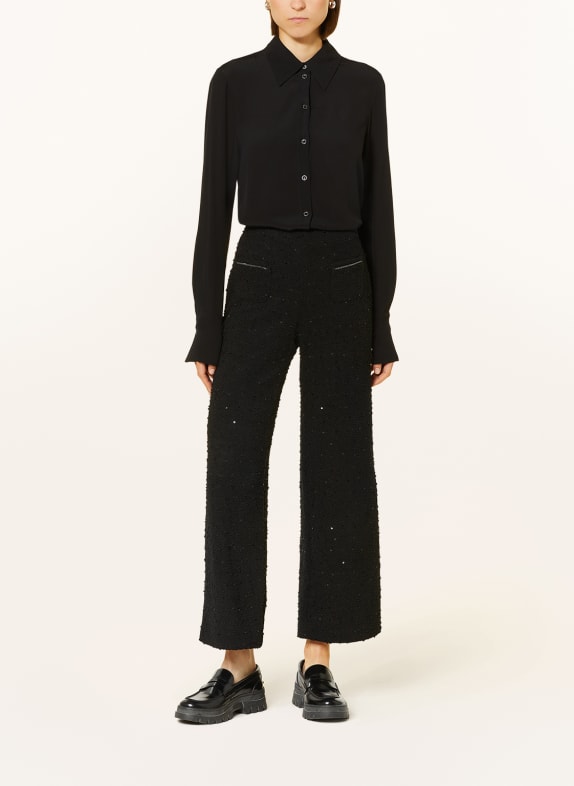 RAFFAELLO ROSSI Knit trousers ELAINE with sequins