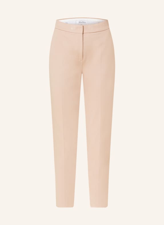 Max Mara 7/8 trousers PEGNO made of jersey NUDE