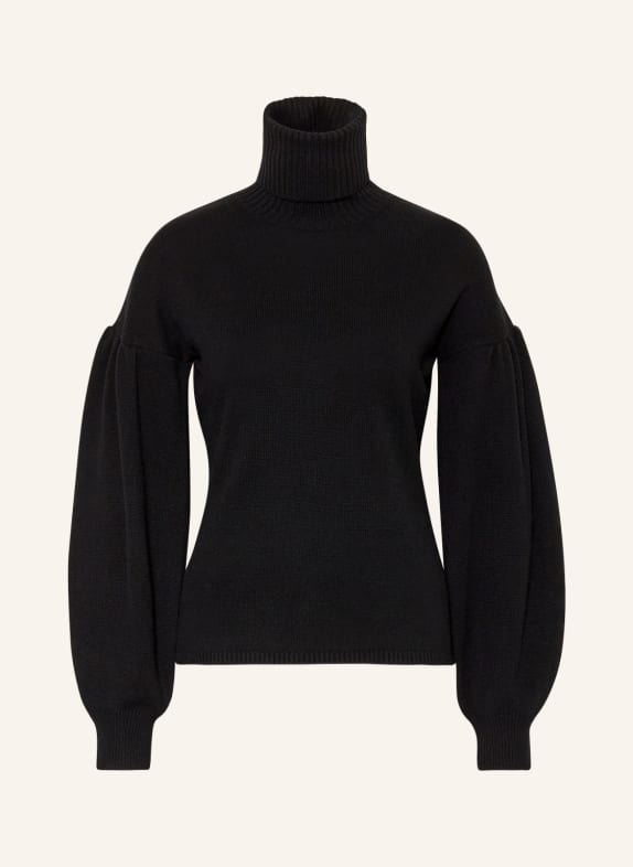 Max Mara Turtleneck sweater MALDIVE with cashmere BLACK