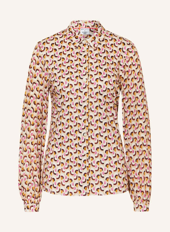 DESOTO Shirt blouse PIA CAMEL/ BEIGE/ PURPLE