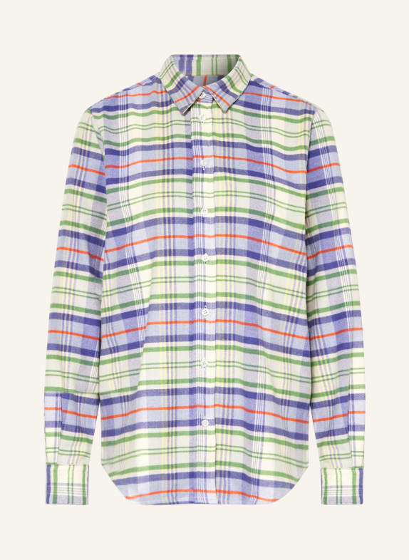 rossana diva Shirt blouse in flannel PURPLE/ ORANGE/ GREEN