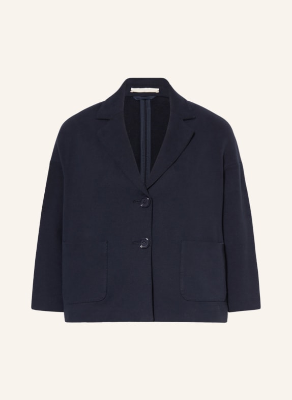 CIRCOLO 1901 Jersey blazer with 3/4 sleeves DARK BLUE