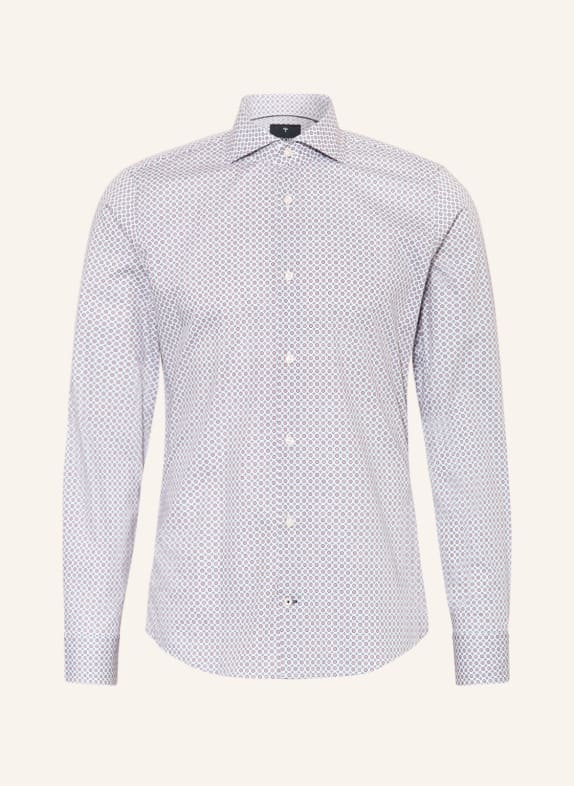 JOOP! Hemd Slim Fit DUNKELROT/ DUNKELBLAU/ WEISS