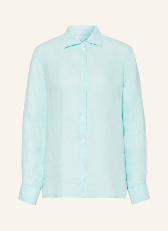 Juvia Shirt blouse GINGER made of linen TURQUOISE