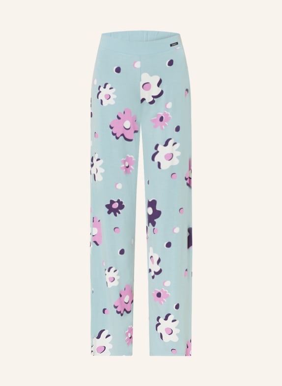 Skiny Schlafhose EVERY NIGHT IN MIX & MATCH BLAUGRAU/ WEISS/ LILA