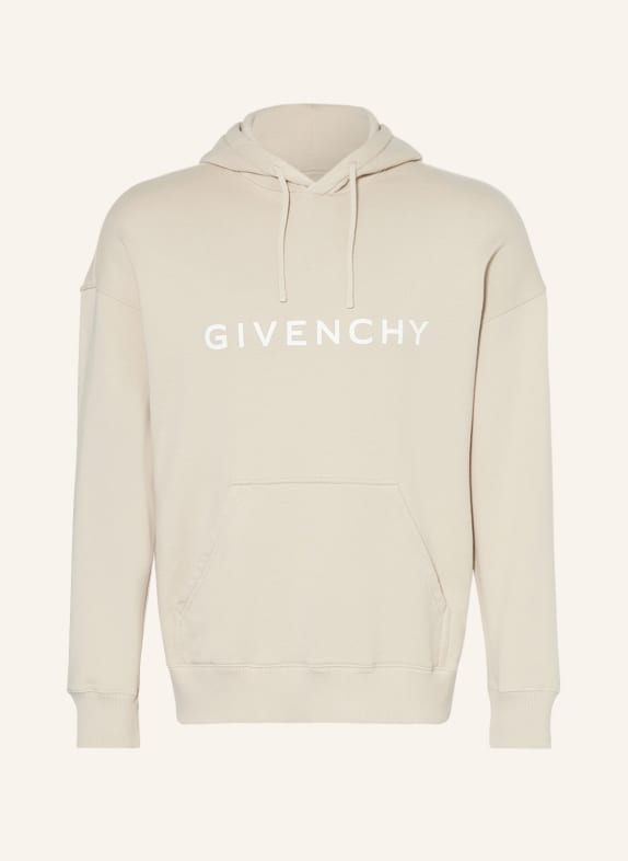 GIVENCHY Hoodie BEIGE/ WEISS