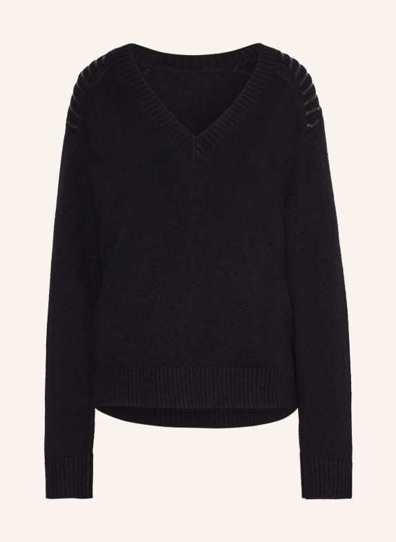 DOROTHEE SCHUMACHER Sweater with sequins BLACK
