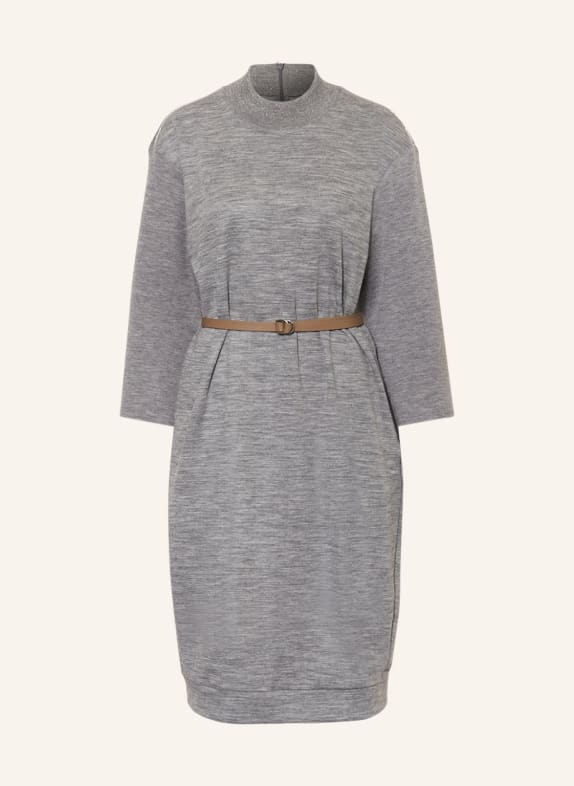 PESERICO Knit dress with 3/4 sleeve LIGHT GRAY