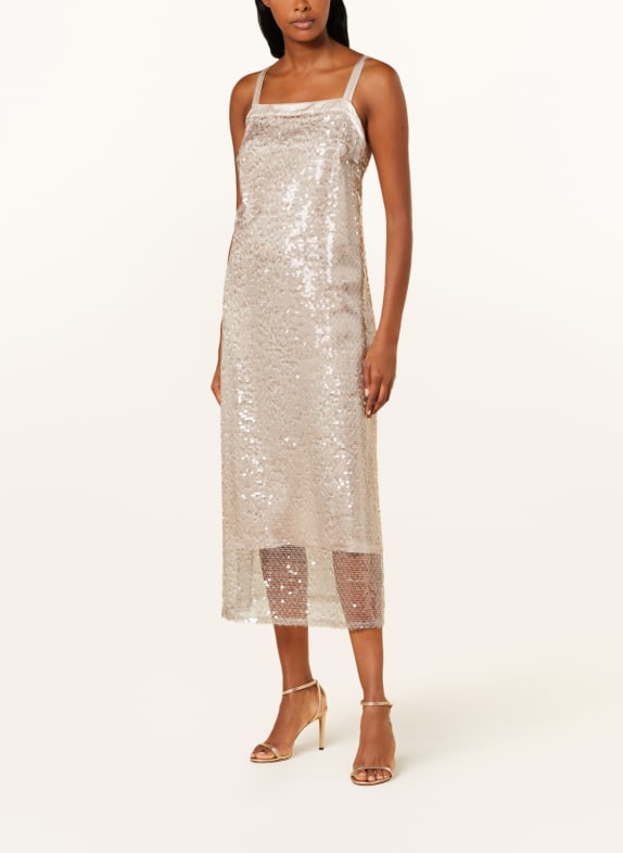 PESERICO Cocktail dress with sequins