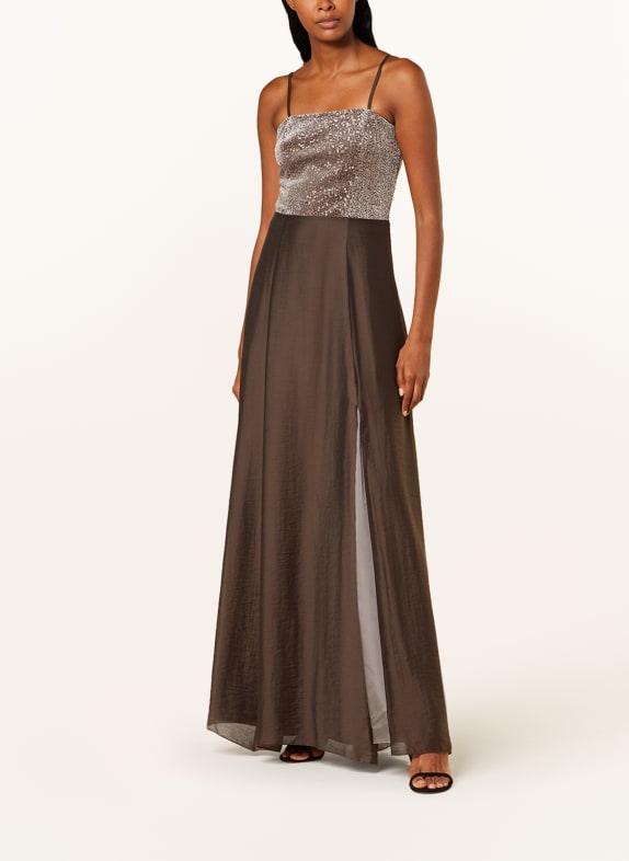 PESERICO Evening dress with sequins