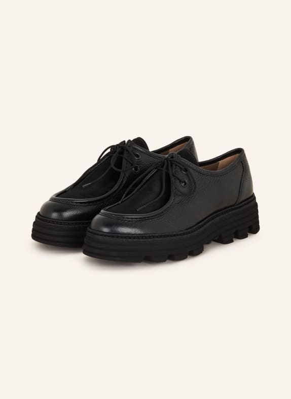 Pertini Lace-up shoes BLACK
