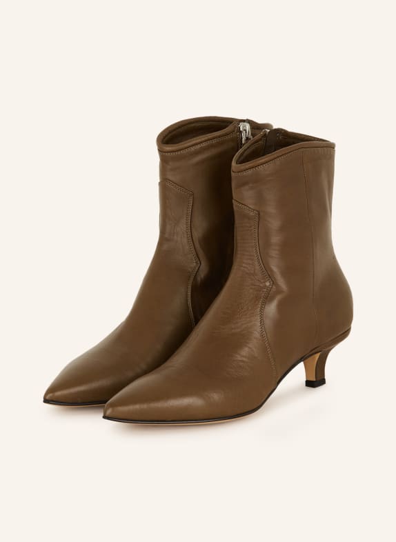 POMME D'OR Ankle boots HELLE OLIVE