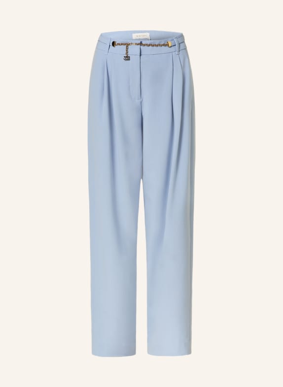 ZIMMERMANN Wide leg trousers LYRICAL LIGHT BLUE