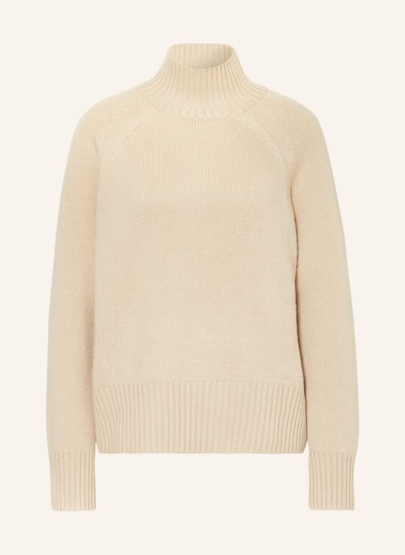 ALLUDE Sweater with cashmere CREAM