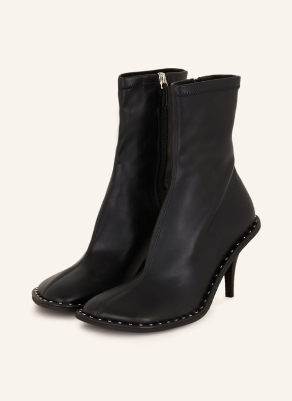 STELLA McCARTNEY Ankle boots SYDER with rivets BLACK