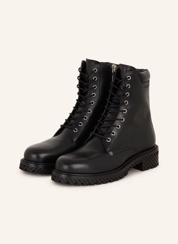 Off-White Lace-up boots BLACK