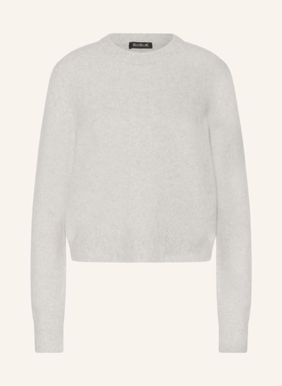 SoSUE Pullover mit Cashmere HELLGRAU