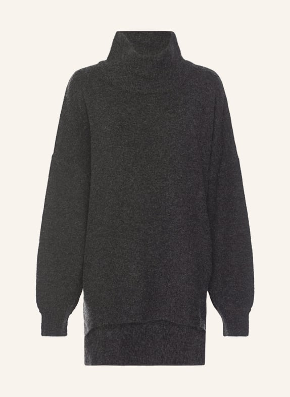 TRUE RELIGION Oversized-Pullover DUNKELGRAU