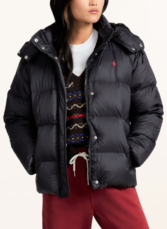 POLO RALPH LAUREN Down jacket with removable hood