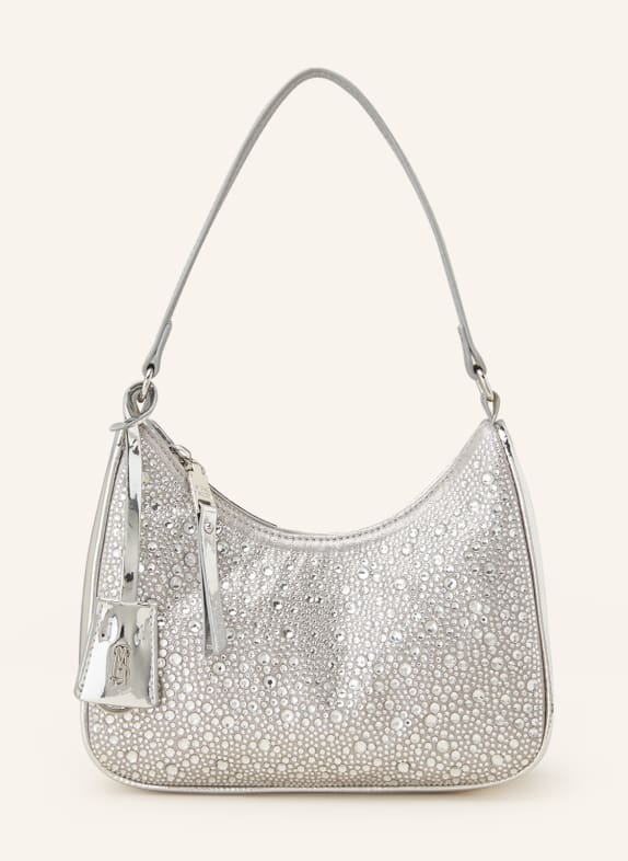 STEVE MADDEN Schultertasche BMARTAJ mit Schmucksteinen SILBER