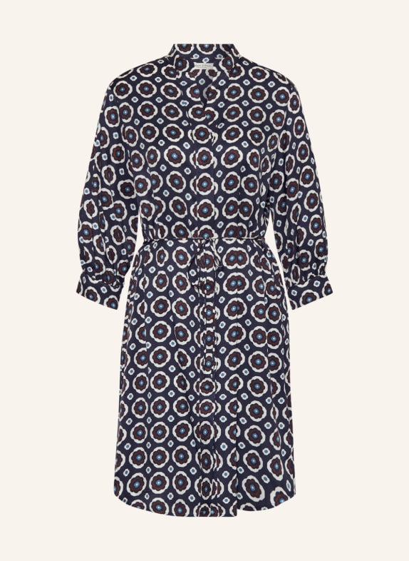 Marc O'Polo Dress with 3/4 sleeves DARK BLUE/ WHITE