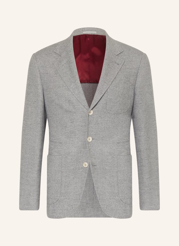 BRUNELLO CUCINELLI Tailored jacket extra slim fit LIGHT GRAY