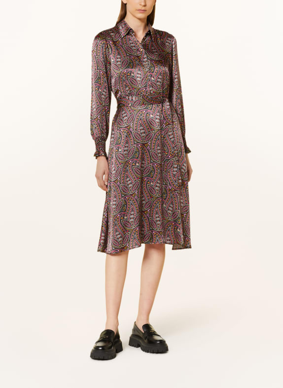 MORE & MORE Shirt dress in satin