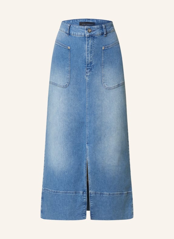 TED BAKER Spódnica jeansowa JOMANA BLUE BLUE