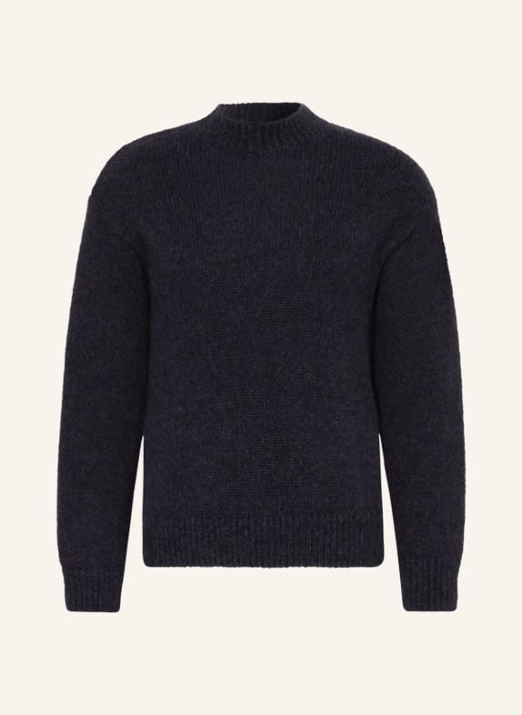 JACQUEMUS Sweater LA MAILLE PAVANE with alpaca DARK BLUE