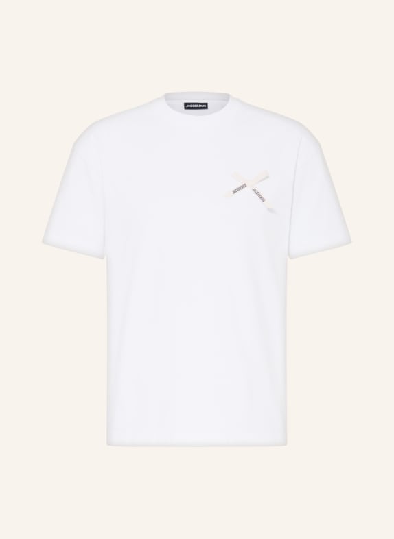 JACQUEMUS T-Shirt LE TSHIRT NOEUD WEISS