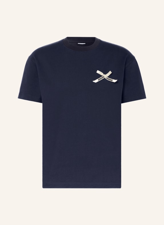 JACQUEMUS T-Shirt LE TSHIRT NOEUD DUNKELBLAU