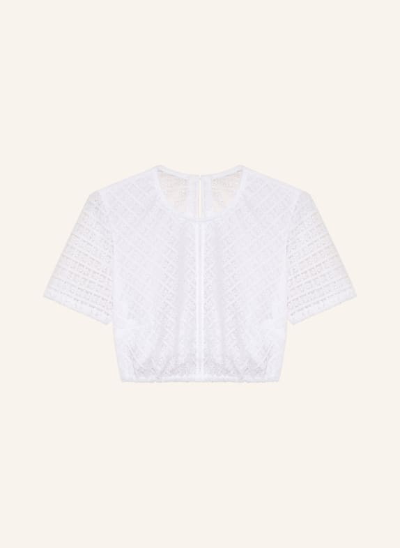 WALDORFF Dirndl blouse made of lace WHITE