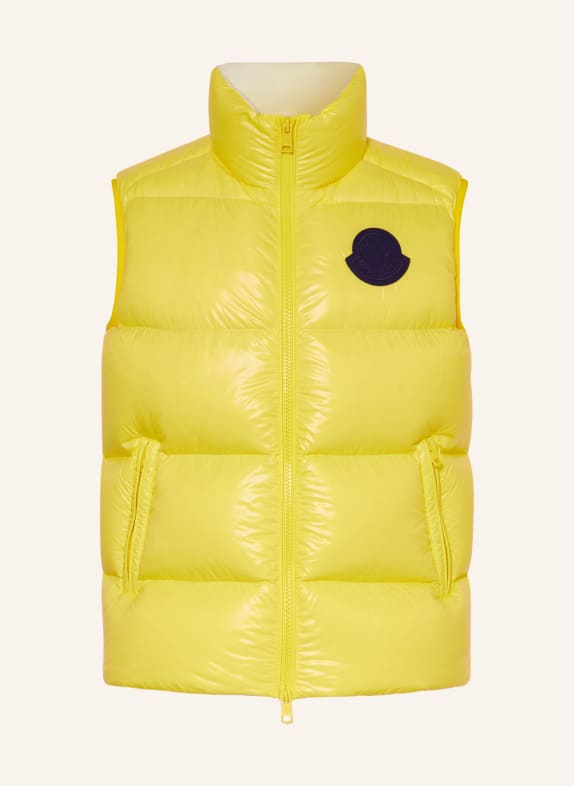 MONCLER Down vest SUMIDO YELLOW