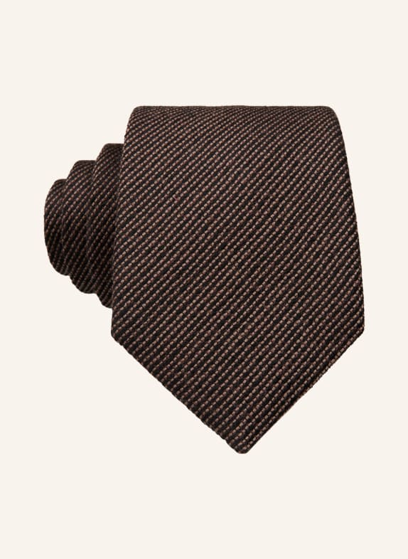 STRELLSON Krawatte BRAUN