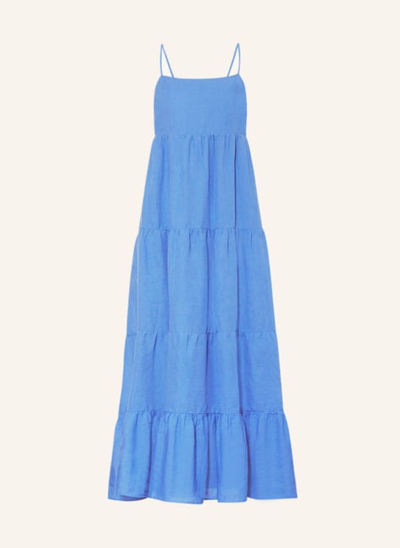 NEO NOIR Dress with linen LIGHT BLUE