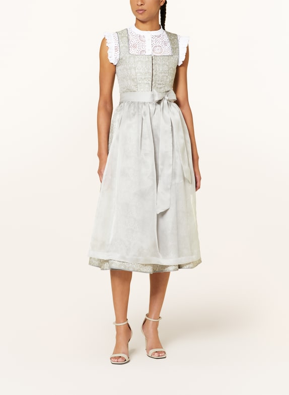 KINGA MATHE Dirndlblouse EMMA van kant WIT