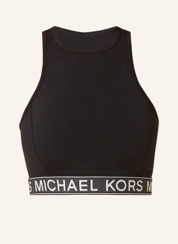 MICHAEL KORS Cropped top BLACK