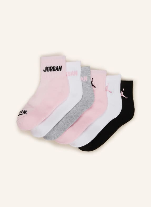 JORDAN 6er-Pack Socken A9Y PINK FOAM
